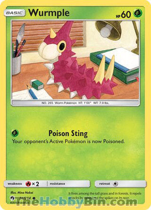 0024 Wurmple Common Lost Thunder