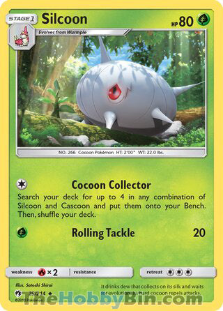 Silcoon Lost Thunder Uncommon #25/214