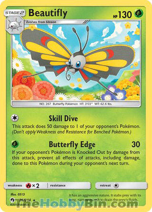 0026 Beautifly Rare Lost Thunder