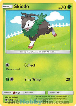 0035 Skiddo Common Lost Thunder