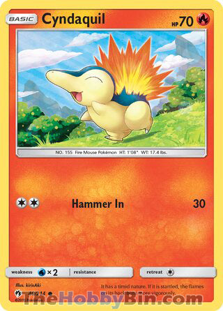 Cyndaquil Lost Thunder Common #40/214