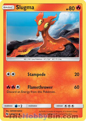 0043 Slugma Common Lost Thunder
