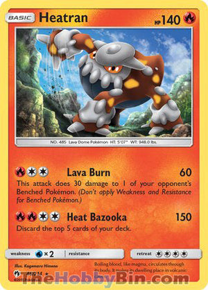 0048 Heatran Holo Rare Lost Thunder