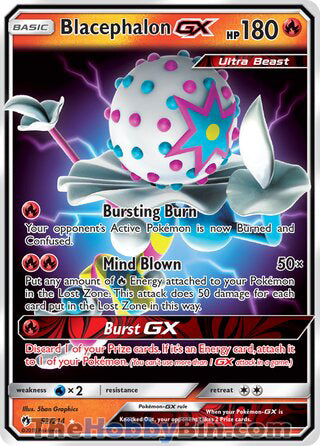 Blacephalon GX Lost Thunder Ultra Rare #52/214