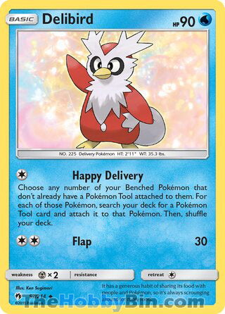 Delibird Lost Thunder Uncommon #57/214