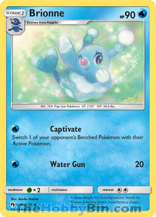 Brionne #66/214 Uncommon - Lost Thunder Pokemon card