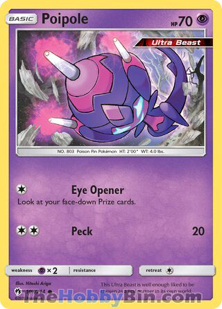 Poipole #107/214 Common - Lost Thunder Pokemon card