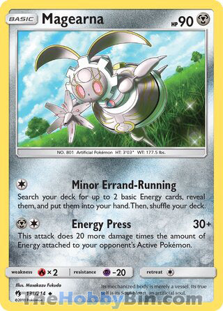 Magearna #131/214 Uncommon - Lost Thunder Pokemon card