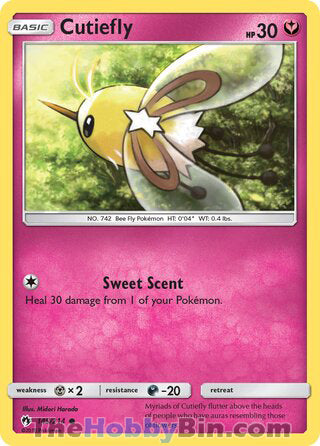 Cutiefly #145/214 Common - Lost Thunder Pokemon card