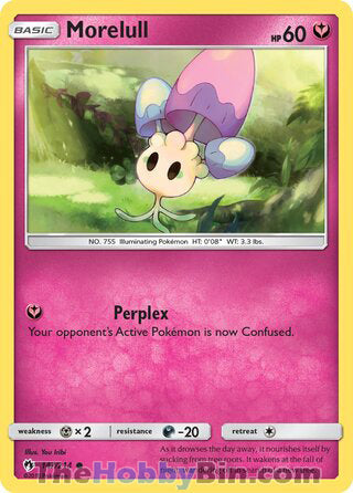 Morelull #147/214 Common - Lost Thunder Pokemon card