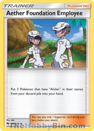 0168 Aether Foundation Employee Uncommon Lost Thunder