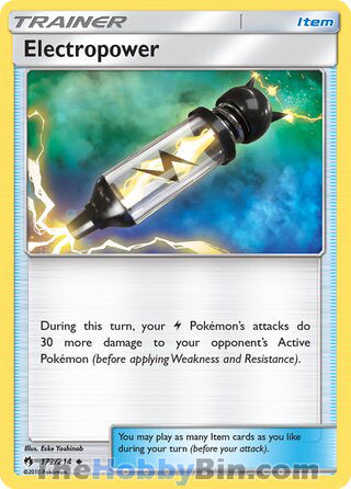 Electropower #172/214 Uncommon - Lost Thunder Pokemon card