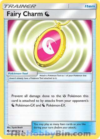 Fairy Charm O #177/214 Uncommon - Lost Thunder Pokemon card
