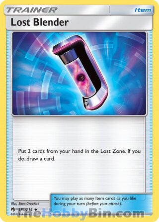 Lost Blender #181/214 Uncommon - Lost Thunder Pokemon card