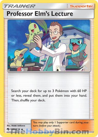 Professor Elm's Lecture Lost Thunder Uncommon #188/214