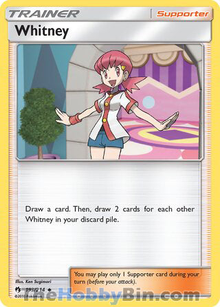Whitney #193/214 Uncommon - Lost Thunder Pokemon card