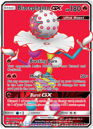 Blacephalon GX #199/214 Ultra Rare - Lost Thunder Pokemon card