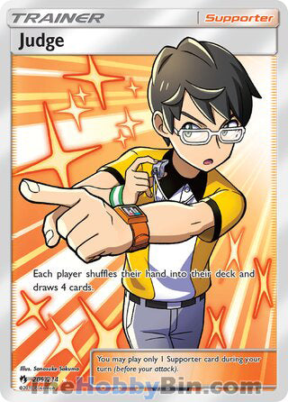 Judge #209/214 Ultra Rare - Lost Thunder Pokemon card