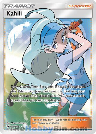 Kahili #210/214 Ultra Rare - Lost Thunder Pokemon card