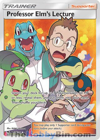 Professor Elm's Lecture Lost Thunder Ultra Rare #213/214