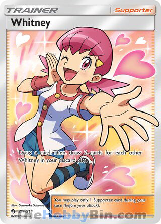 Whitney #214/214 Ultra Rare - Lost Thunder Pokemon card