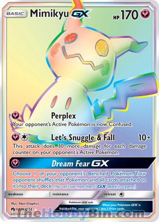 Mimikyu GX #226 Secret Rare