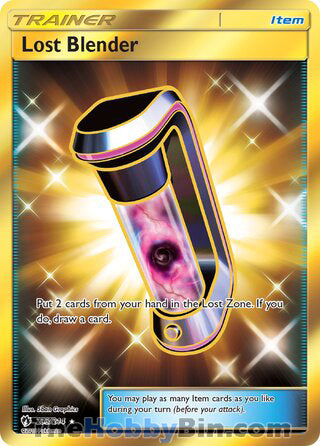 Lost Blender #233/214 Secret Rare - Lost Thunder Pokemon card