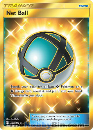Net Ball #234/214 Secret Rare - Lost Thunder Pokemon card