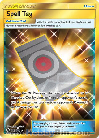 Spell Tag #235/214 Secret Rare - Lost Thunder Pokemon card