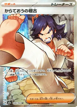 0220 Black Belt's Training Secret Rare MEGA Dream ex