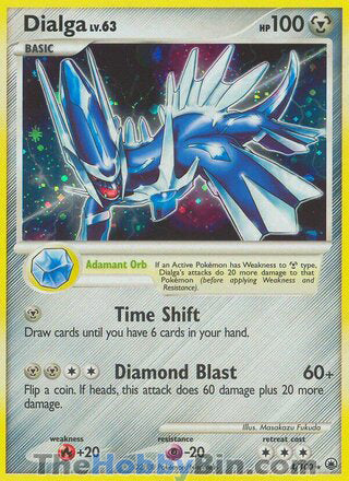 Dialga Majestic Dawn Holo Rare #4/100