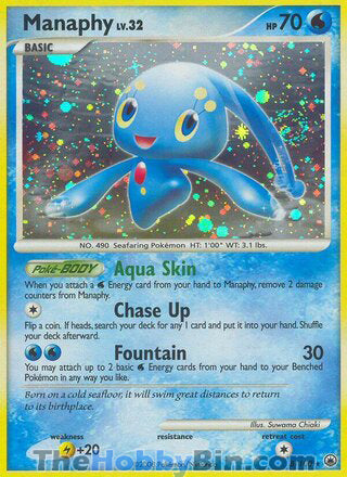 0008 Manaphy Holo Rare Majestic Dawn