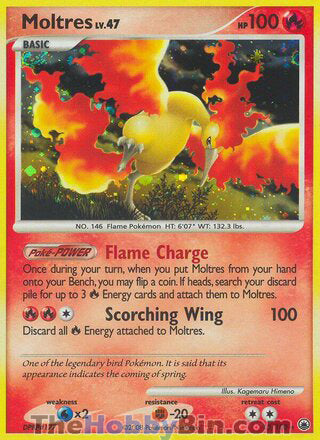 0010 Moltres Holo Rare Majestic Dawn