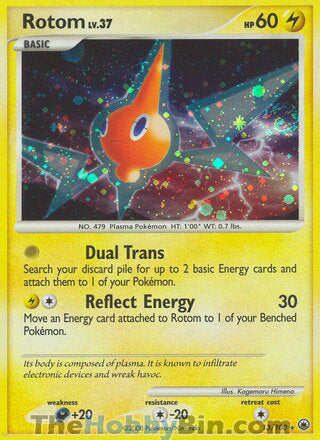 Rotom Majestic Dawn Holo Rare #13/100