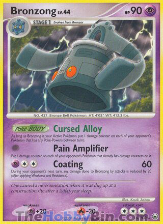 Bronzong #16/100 Rare - Majestic Dawn Pokemon card