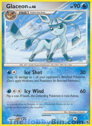 Glaceon #20/100 Rare - Majestic Dawn Pokemon card