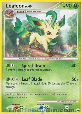 Leafeon #24/100 Rare - Majestic Dawn Pokemon card