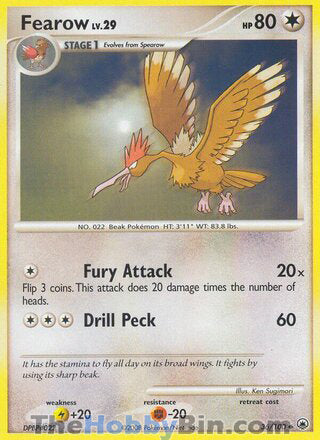 Fearow #36/100 Uncommon - Majestic Dawn Pokemon card