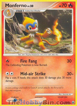 0041 Monferno Uncommon Majestic Dawn