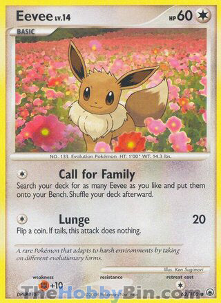 Eevee #62/100 Common - Majestic Dawn Pokemon card