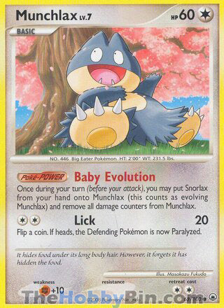 Munchlax #68/100 Common - Majestic Dawn Pokemon card