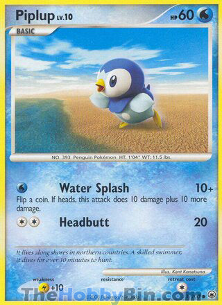 Piplup Majestic Dawn Common #71/100