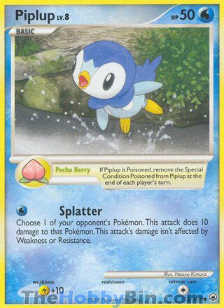 Piplup Majestic Dawn Common #72/100