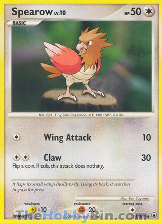0074 Spearow Common Majestic Dawn