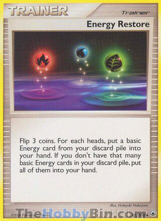 Energy Restore #81/100 Uncommon - Majestic Dawn Pokemon card