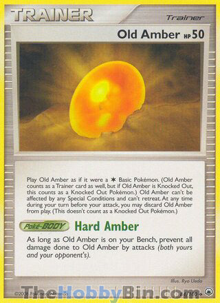 Old Amber #84/100 Uncommon - Majestic Dawn Pokemon card