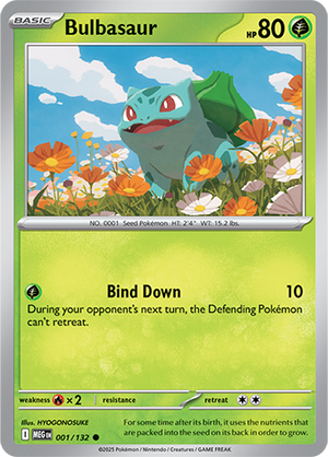 0001 Bulbasaur Common Mega Evolution
