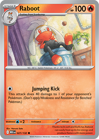Raboot Mega Evolution Common #027/132