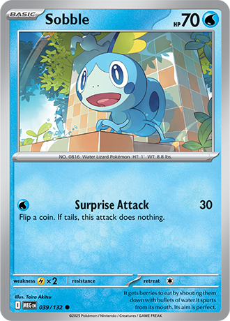 Sobble Mega Evolution Common #039/132
