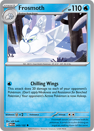 0043 Frosmoth Uncommon Mega Evolution
